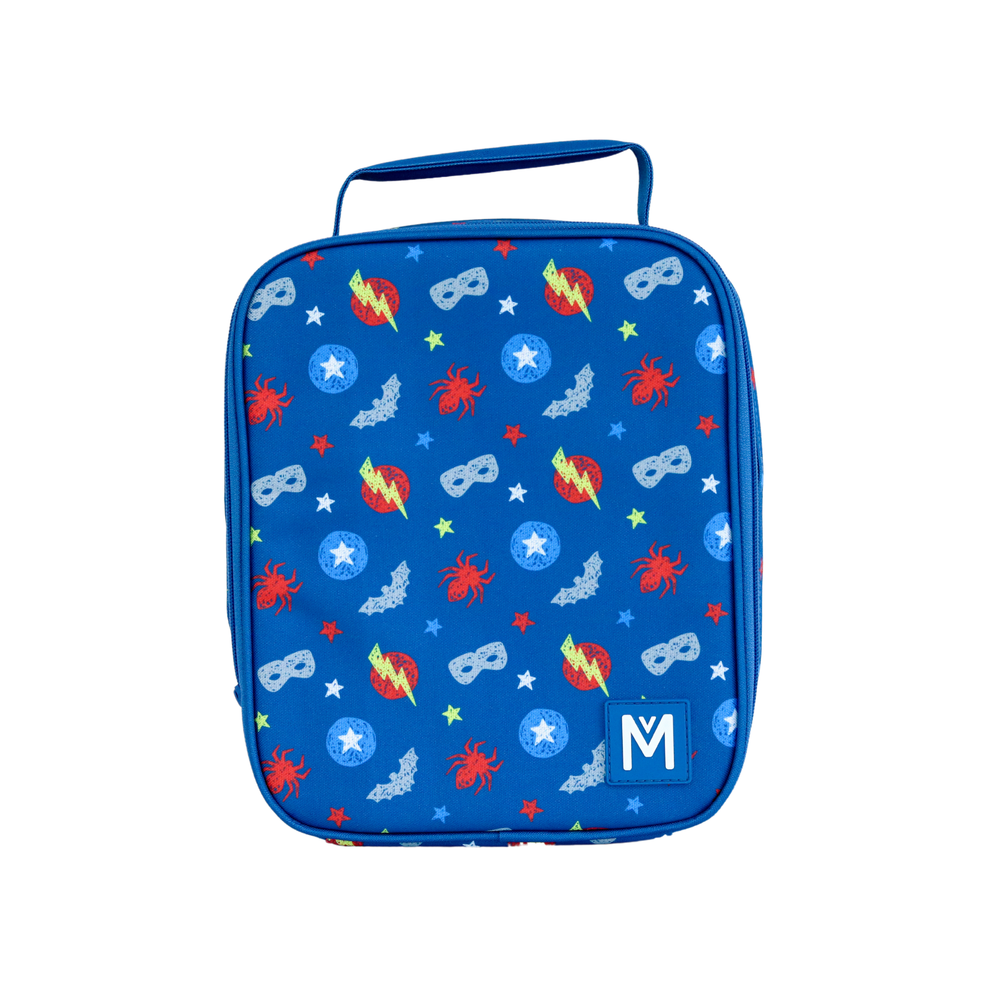 MontiiCo Large Insulated Lunch Bag for Adults - Leakproof Cooler Tote with Superhero Design | Perfect for Work, School, Picnics & Outdoor Activities