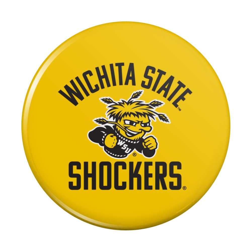 Wichita State Shocker Kitchen Refrigerator Locker Button Magnet - Fun College-Themed Decorative Magnet for Kitchen, Office, Dorm Room & Locker