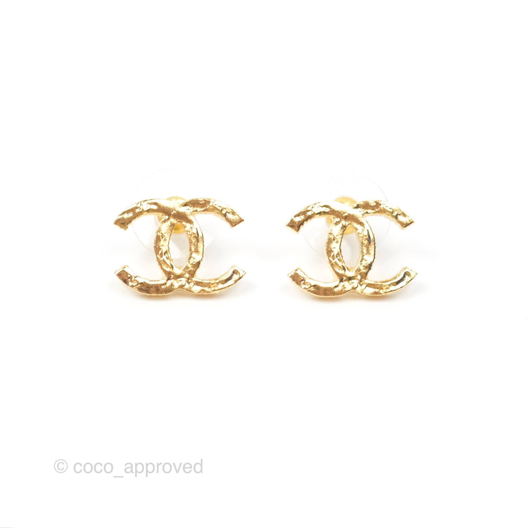 Chanel CC Logo Earrings in Gold Tone - 24C Collection | Luxury Fashion Jewelry for Women, Perfect for Parties, Weddings & Special Occasions