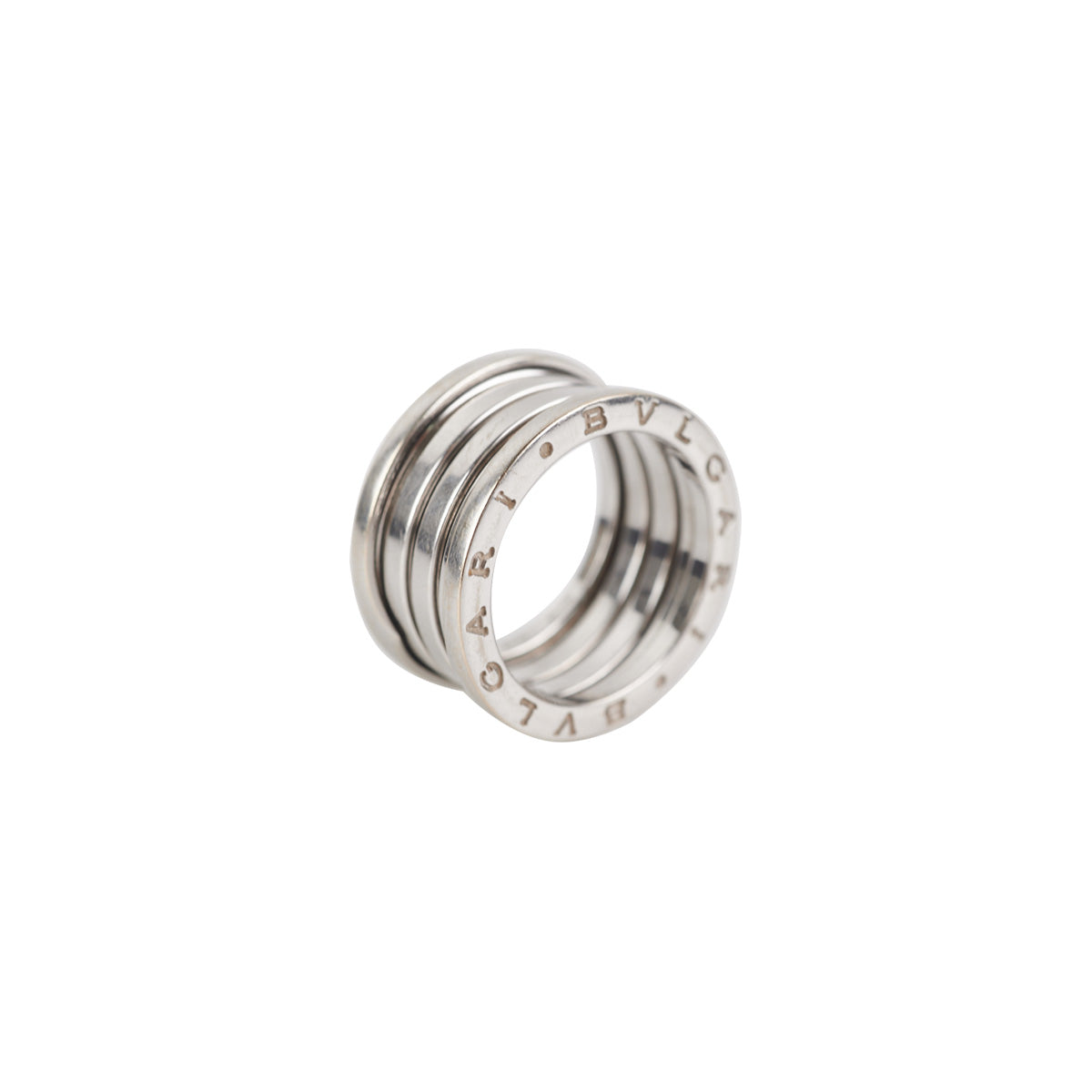 BVLGARI B.ZERO1 Ring in 18K White Gold - Size 56 | Luxury Italian Jewelry for Women, Perfect for Weddings, Anniversaries & Special Occasions