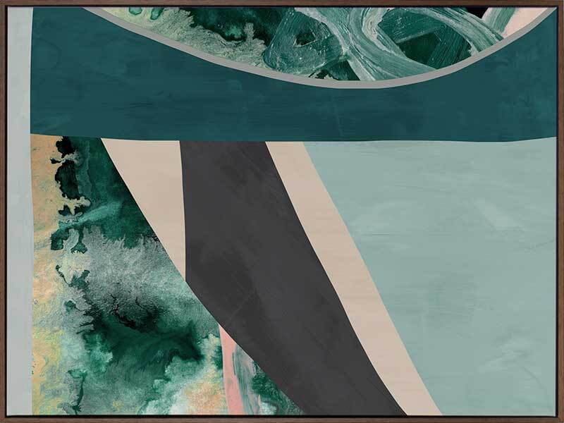 Deep Dive II Canvas Art Print - Modern Ocean Themed Wall Decor for Living Room, Bedroom & Office | High-Quality Framed Artwork
