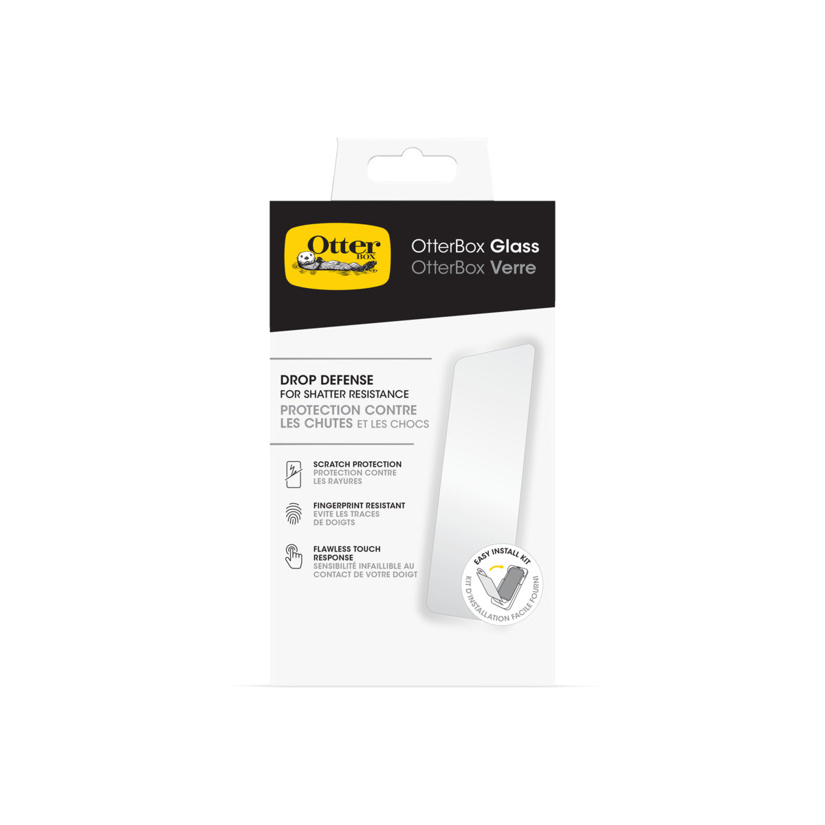 Otterbox Tempered Glass Screen Protector for iPhone 15 Plus - Shatterproof, Scratch Resistant, HD Clarity - Perfect for Everyday Use, Outdoor Activities & Travel Protection