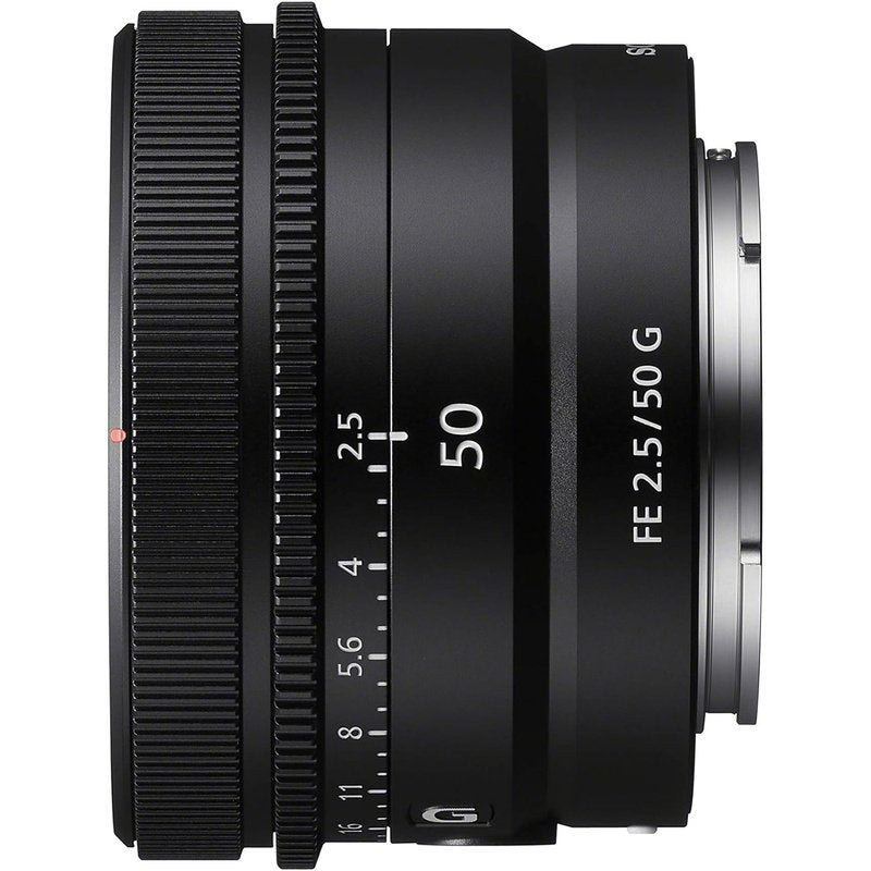 Sony FE 50mm F2.5 G Full Frame Ultra Compact Prime Lens for Portrait, Street & Travel Photography - Perfect for Sony Mirrorless Cameras