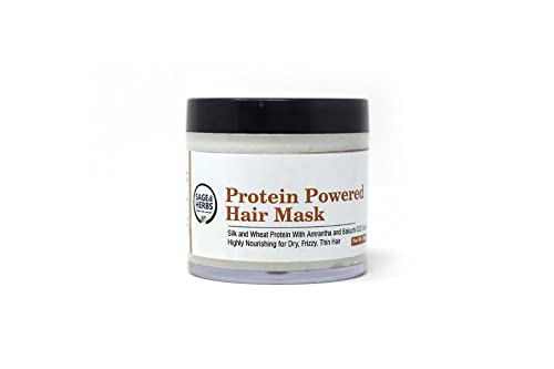 Sage & Herbs Protein Hair Mask for Hair Growth & Hair Fall Control - 300ml Deep Conditioning Treatment for All Hair Types | Perfect for Damaged, Dry & Frizzy Hair at Home Salon Care