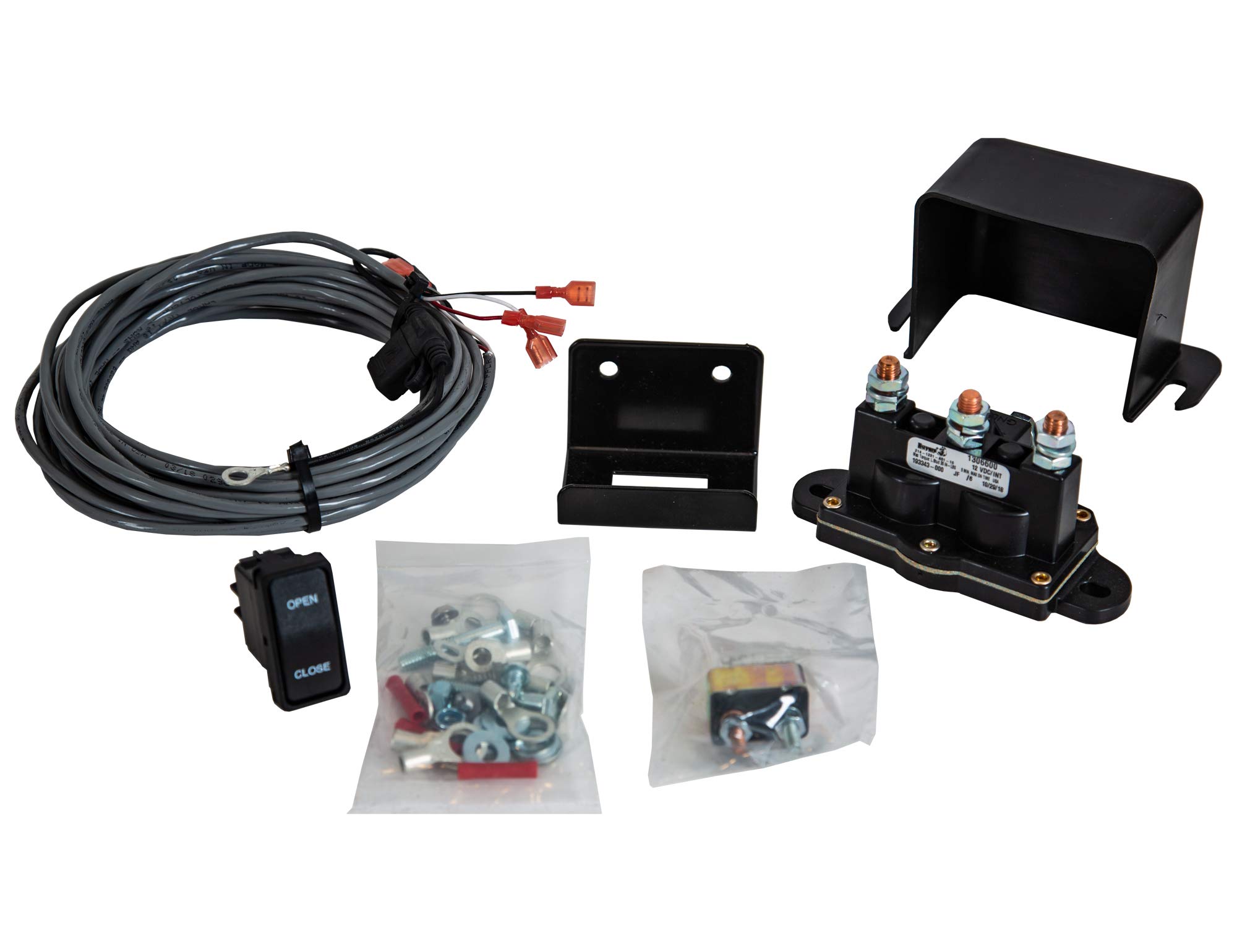 Buyers Products Heavy Duty Tarp Rocker Switch Kit with Solenoid - Waterproof & Durable for Truck, Trailer & RV Tarp Systems