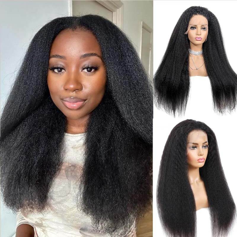 Eullair Affordable 4x4/13x4/13x6 Lace Front Wigs for Black Women - Straight/Body Wave/Curly/Yaki Straight Human Hair | Perfect for Daily Wear, Parties & Special Occasions