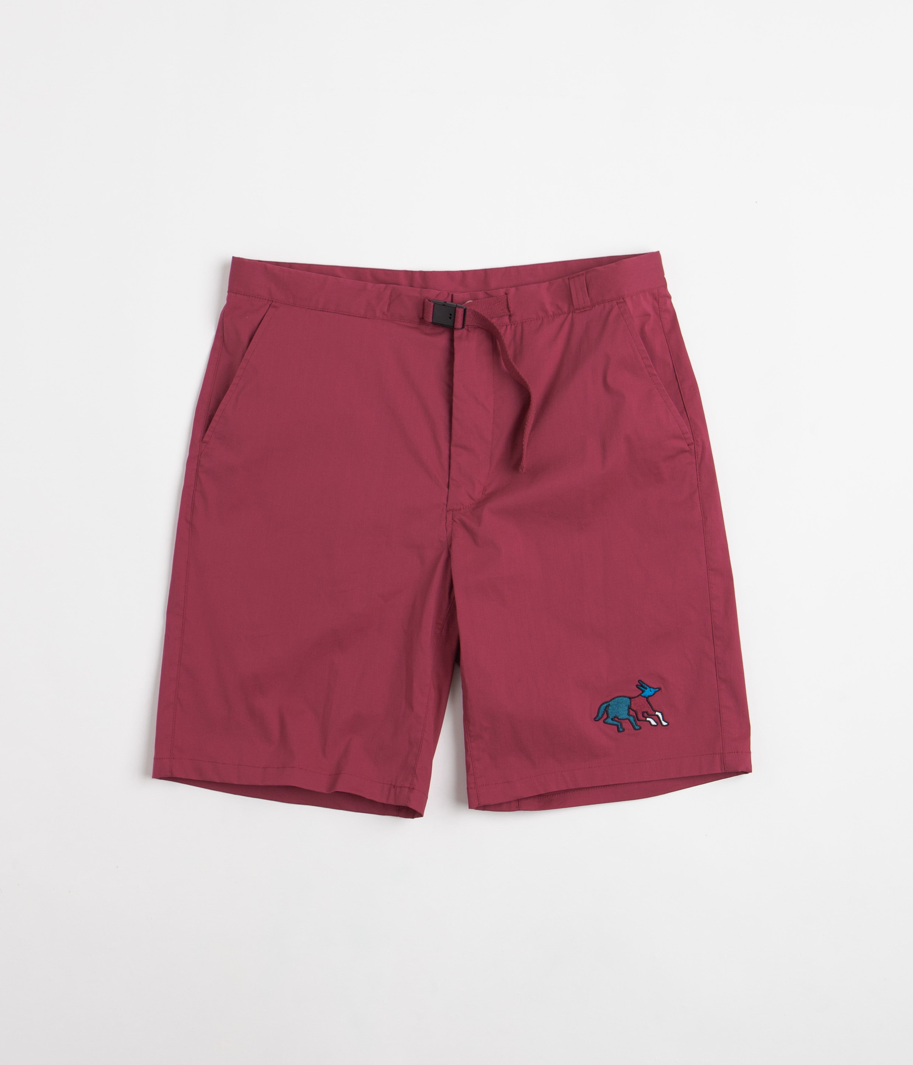 Parra Anxious Dog Shorts for Small Dogs - Comfortable Wine Red Pet Clothes - Perfect for Anxiety Relief, Travel & Outdoor Adventures