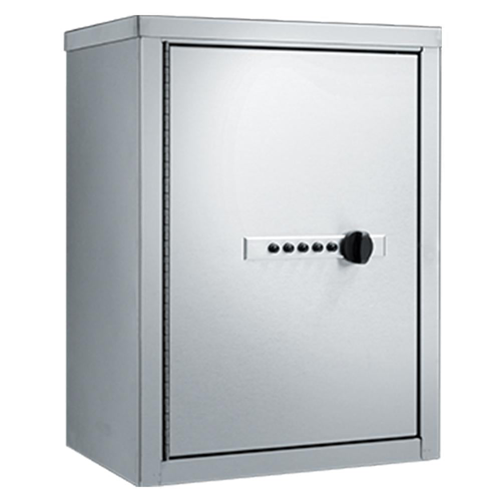 ASI 0547 Narcotics Cabinet with Combination Lock & Dual Doors - Freestanding Satin Finish - Secure Medication Storage for Pharmacies, Clinics & Hospitals