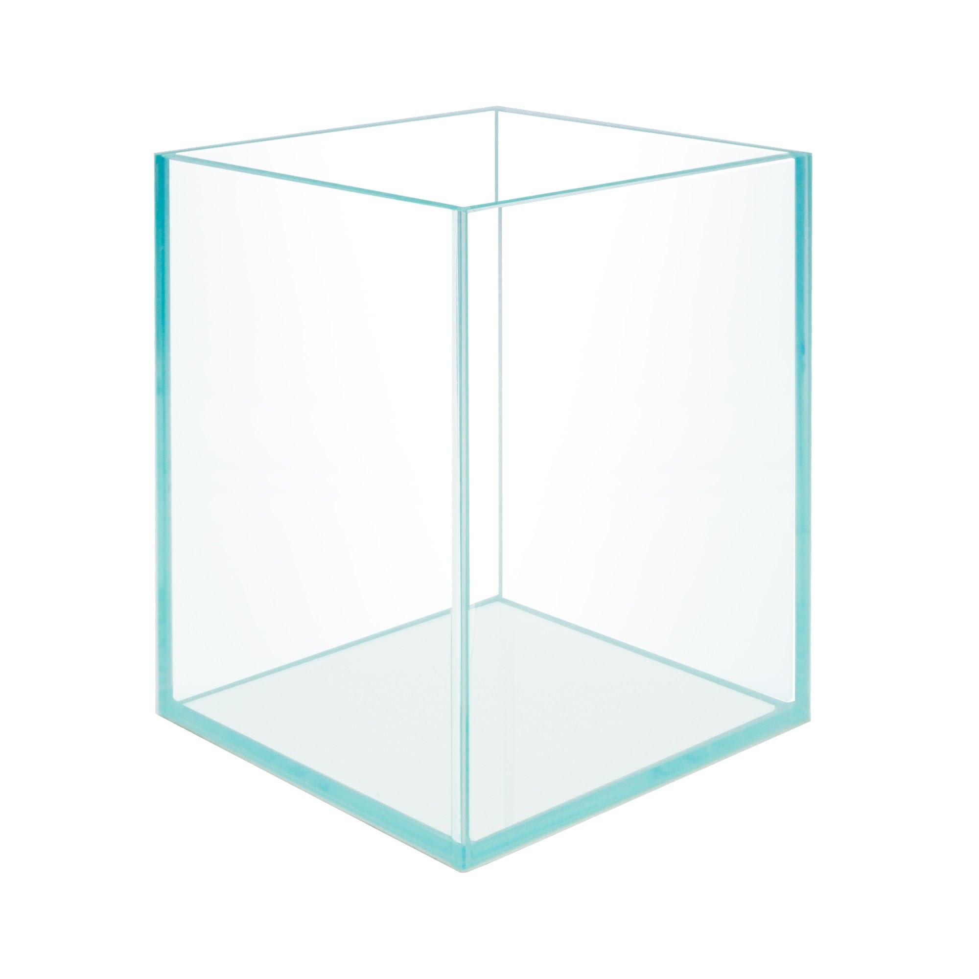 Premium Nano Tall Rimless Frameless Aquarium Tank - Ultra Clear Low Iron 5mm Glass with White Leveling Mat & Optional Lids - Perfect for Home Office Desktop, Zen Decor, Betta Fish, Shrimp & Nano Aquatic Ecosystems