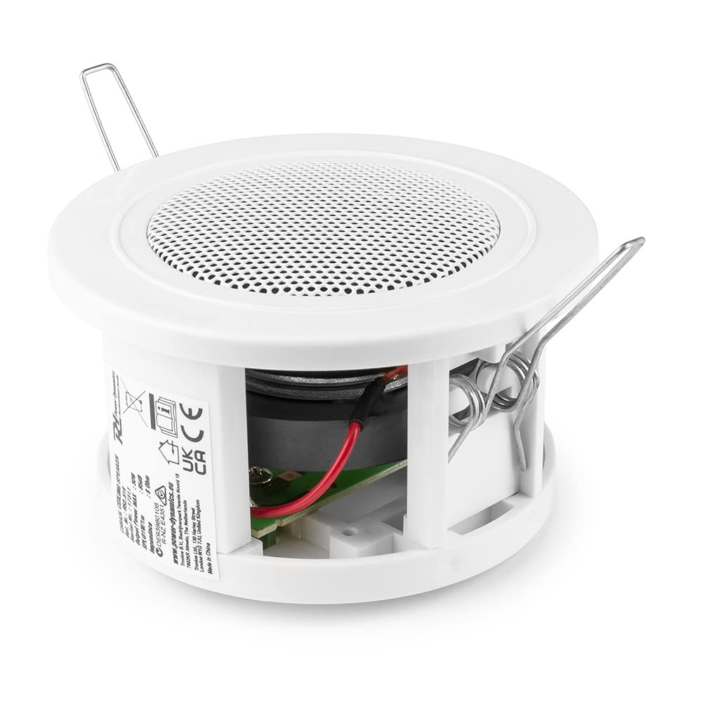 Power Dynamics A100B Bluetooth Ceiling Speaker System - 6x 3