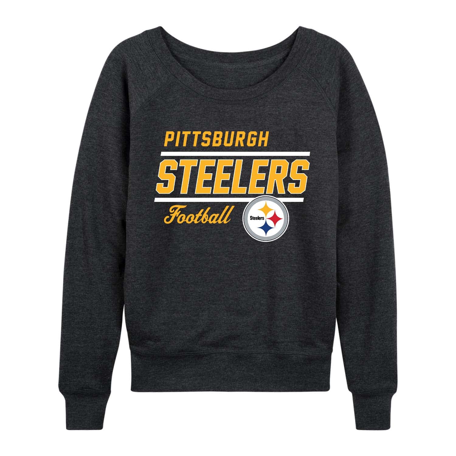 NFL Women's Lightweight Crew Neck Pullover - Team Fan Apparel, Slouchy Fit Raglan Sweatshirt for Game Day & Casual Wear | Perfect for Football Games, Tailgating & Everyday Comfort