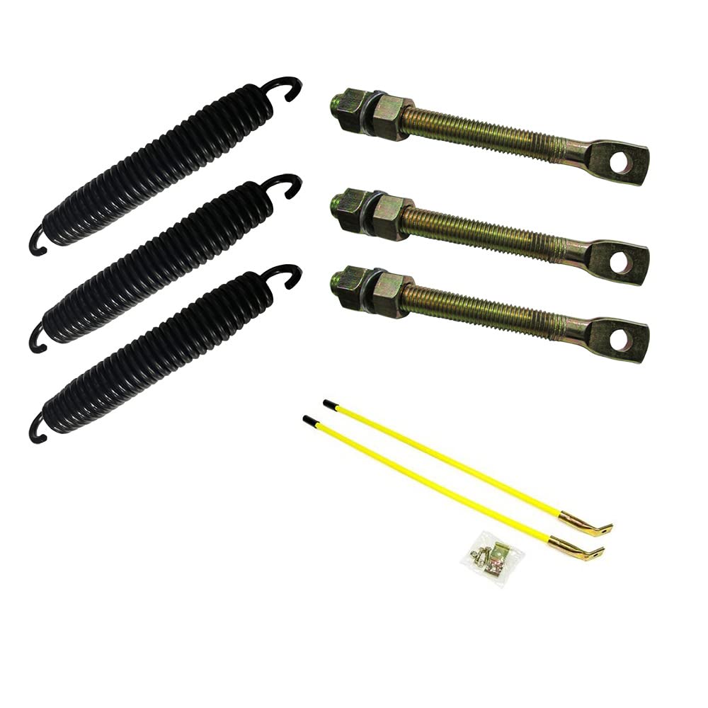 RAParts Heavy Duty Snow Plow Trip Springs & Eye Bolts Kit - Compatible with Meyer 07017 Snowplow Blade - Perfect for Winter Driveway & Parking Lot Clearing
