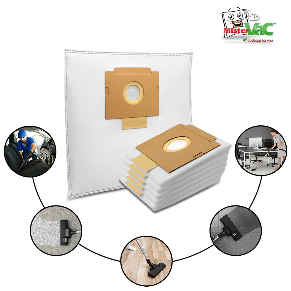 40-Pack Replacement Vacuum Cleaner Bags - Compatible with Fakir SC Öko Power - Durable & Eco-Friendly for Home Cleaning