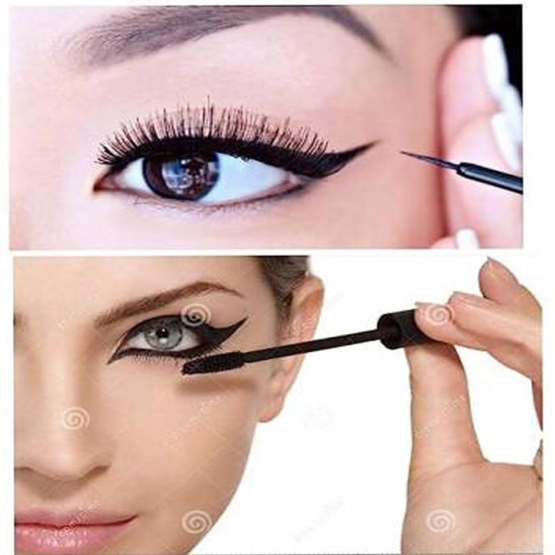 KAARM Professional 6-Piece Waterproof Makeup Set - Eyeliner, Mascara, Eyebrow Pencil, Lipstick, Sketch Eyeliner & Kajal | Long-Lasting Matte Finish | Perfect for Daily Use, Parties & Special Occasions
