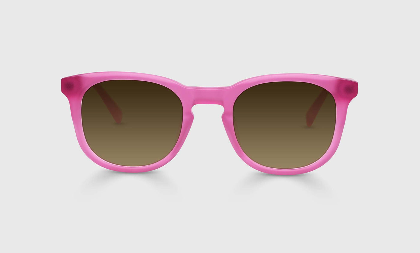 Fresh Eyes Color 45 Matte Peony Pink Front and Temple Glasses - Trendy Eyewear for Women, Fashionable Reading Glasses for Work & Daily Use