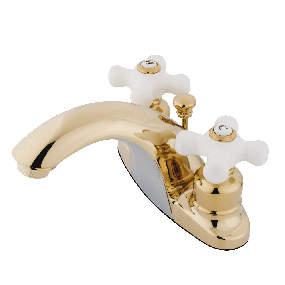 Kingston Brass KB7641PX 4-Inch Centerset Bathroom Faucet - Chrome Finish for Vanity Sink, Powder Room & Guest Bath Installation