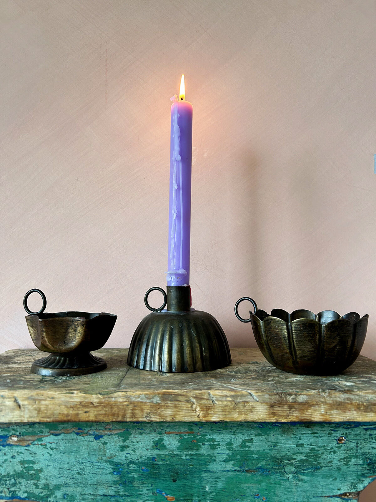 Elegant Frill Candle Holder - Decorative Home Decor for Dining Table, Wedding Centerpiece, and Romantic Ambiance Lighting