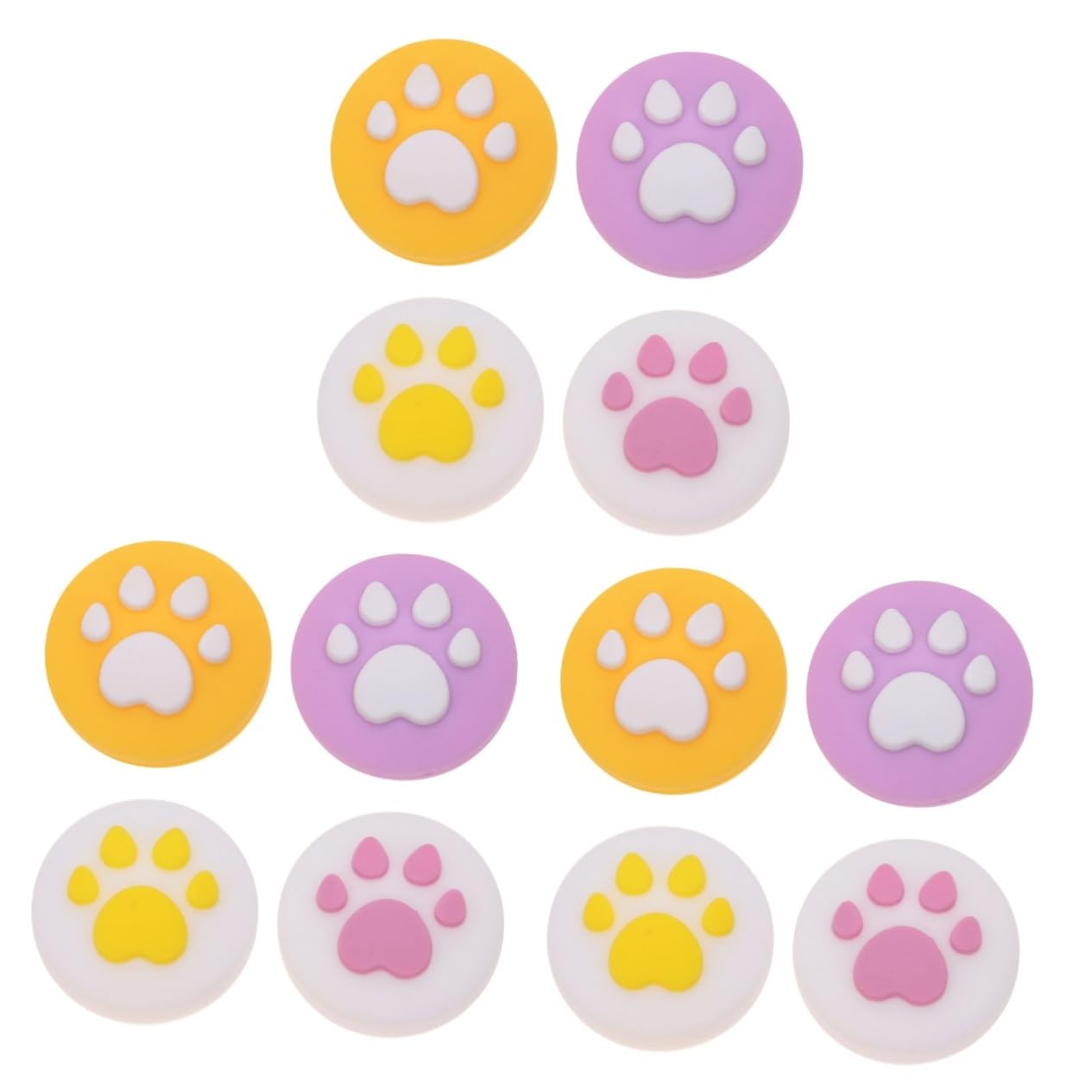 12 Pcs Cat Claw Design Rocker Cap - Gold Joystick Cover for Electrical Tools & Furniture Handles - Protective Grip for Portafilters & Gaming Controllers - Perfect for Baristas, Gamers & DIY Enthusiasts