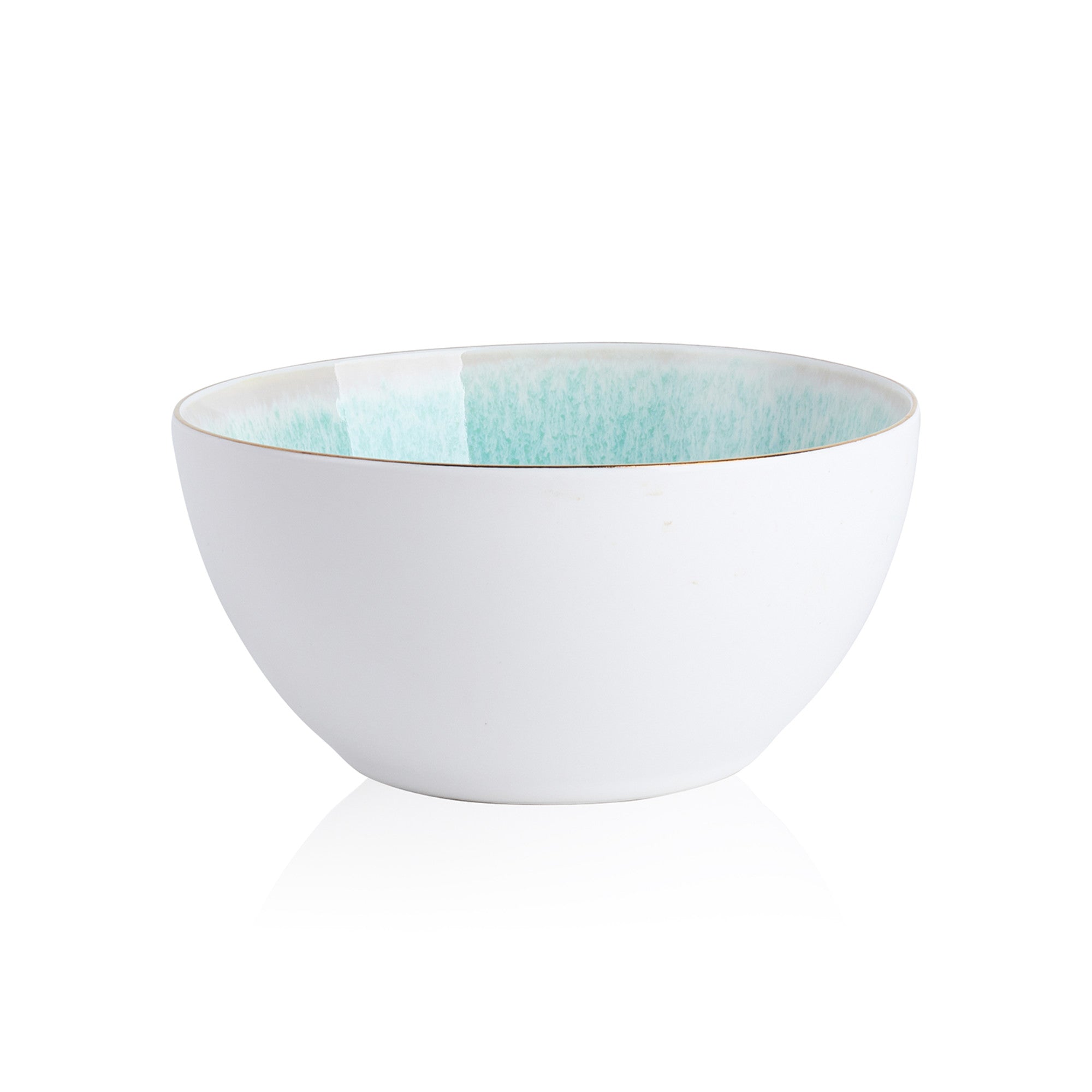 Josephine Porcelain Bowl - Elegant Mint Green Ceramic Serving Bowl for Soup, Salad, Dessert | Perfect for Dining, Entertaining & Home Decor