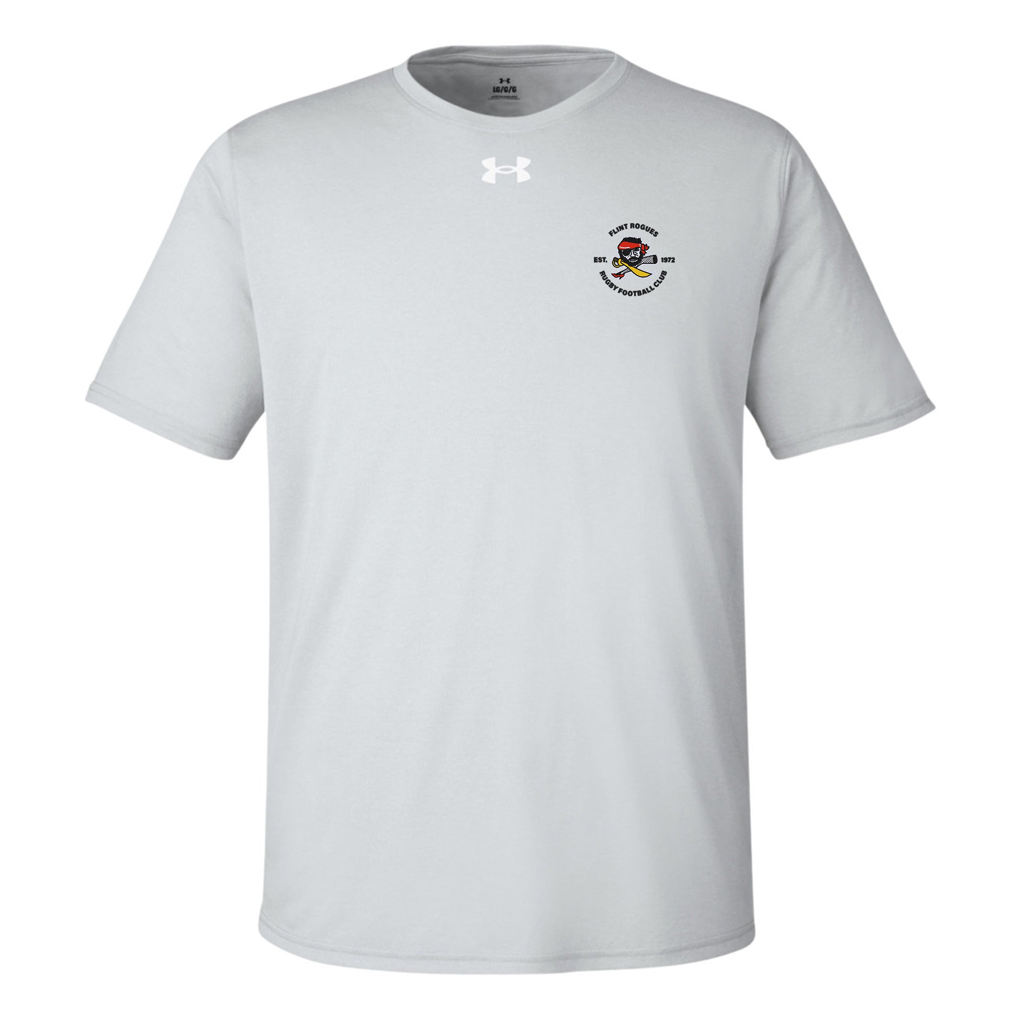 Flint Rogues RFC UA Team Tech T-Shirt - High-Performance Athletic Shirt for Rugby & Training - Comfortable & Durable for Sports & Casual Wear