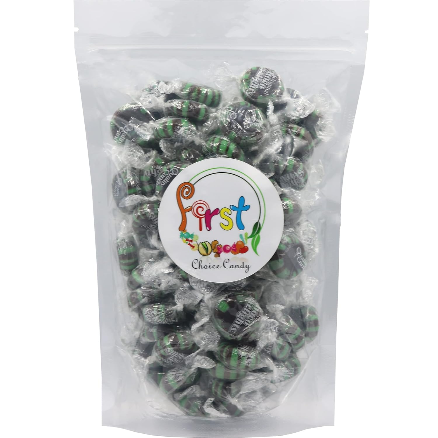 FirstChoiceCandy Starlight Mint Hard Candy Discs - 5 Pound Bulk Pack (Chocolate Flavor) - Perfect for Parties, Office Treats & Holiday Gifting