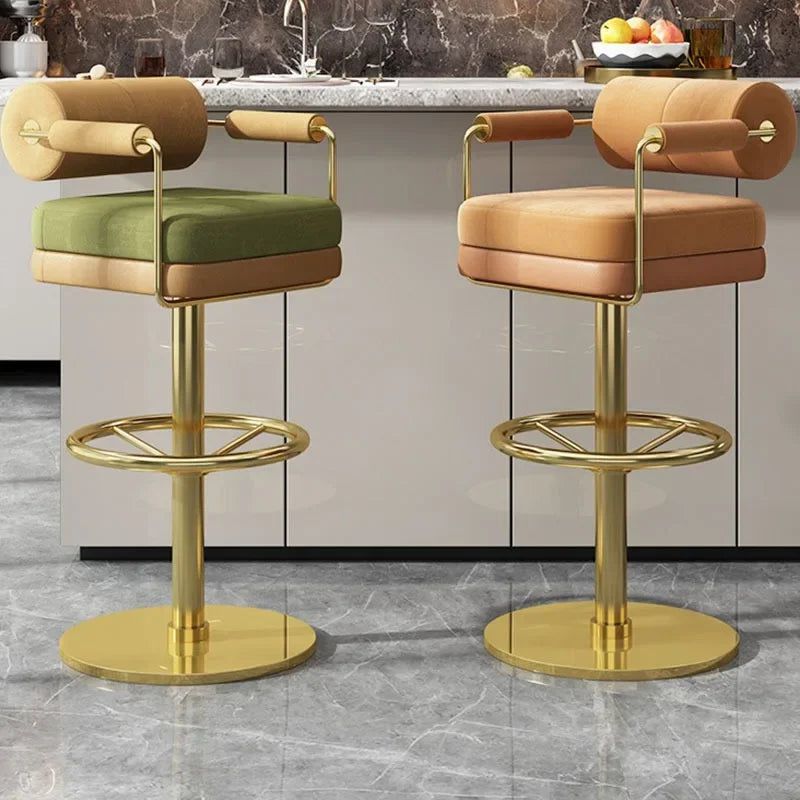 Minimalist Swivel Bar Stools for Kitchen Island Counter - Modern Counter Height Stools for Dining, Breakfast Nook & Home Bar Decor