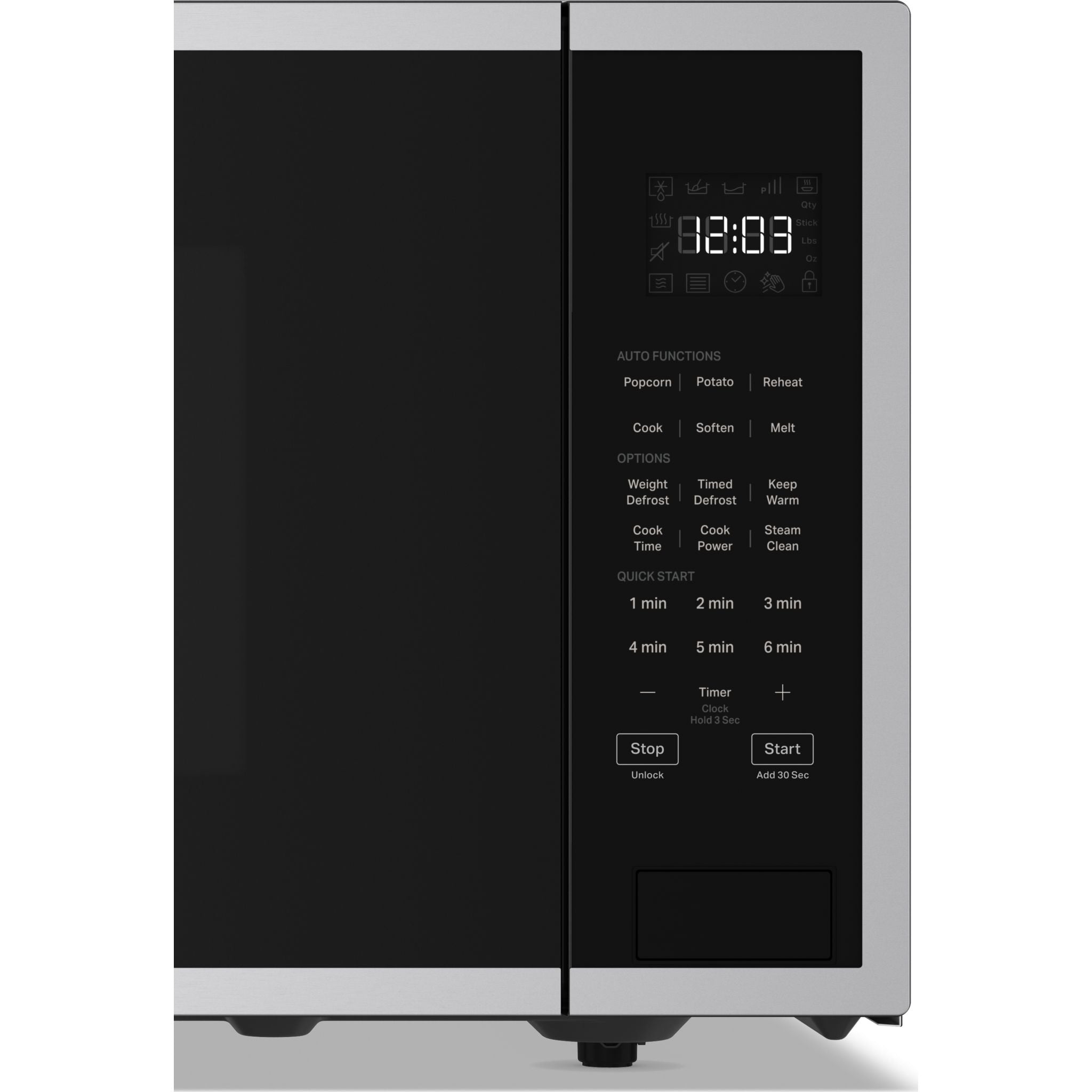KitchenAid YKMCS122RPS 1.2 Cu. Ft Stainless Steel Countertop Microwave Oven - Perfect for Small Kitchens, Dorms & Office Break Rooms