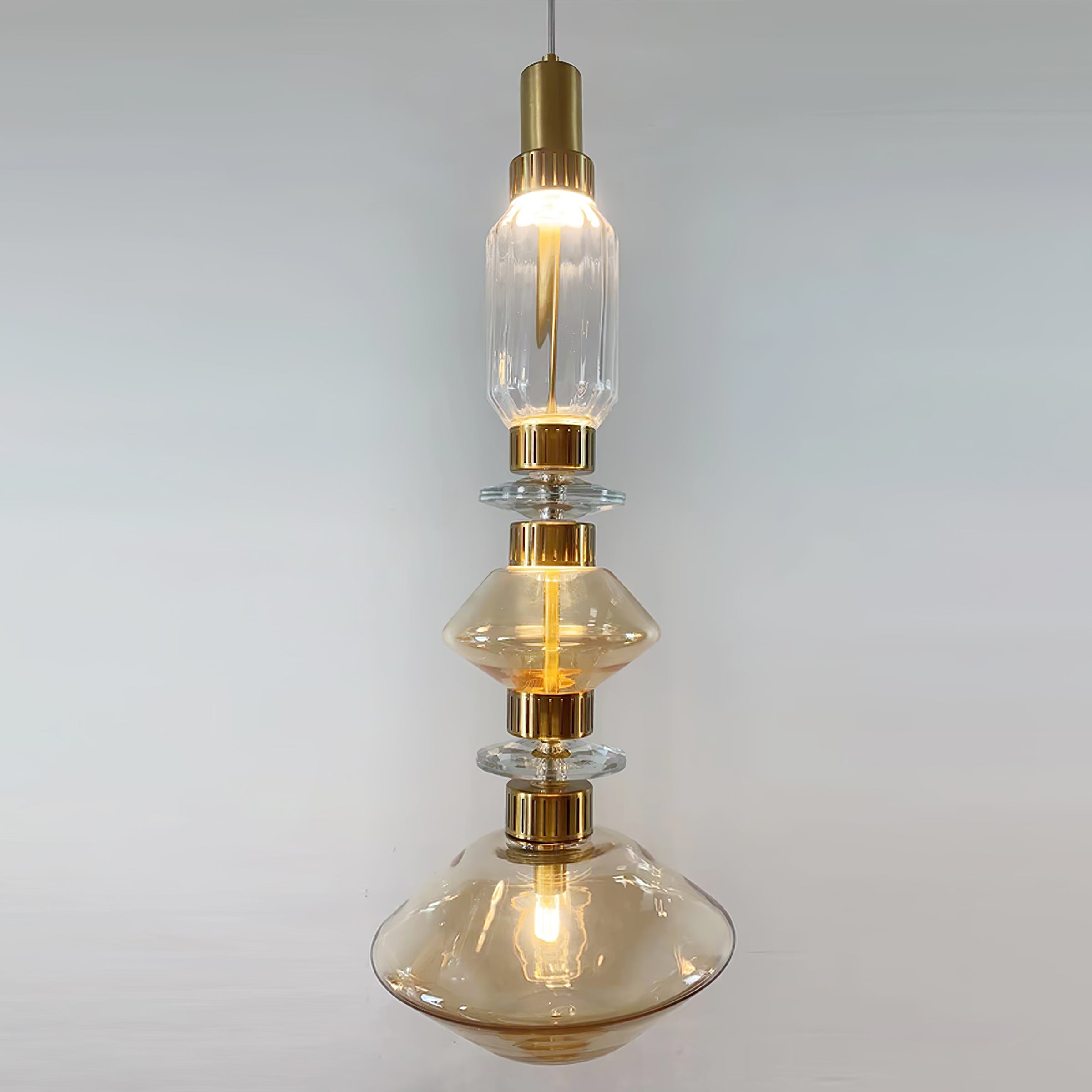 Elegant Ballet Pendant Light - Modern Crystal Chandelier for Dining Room, Bedroom & Living Room Decor - Perfect for Home, Cafe and Restaurant Lighting