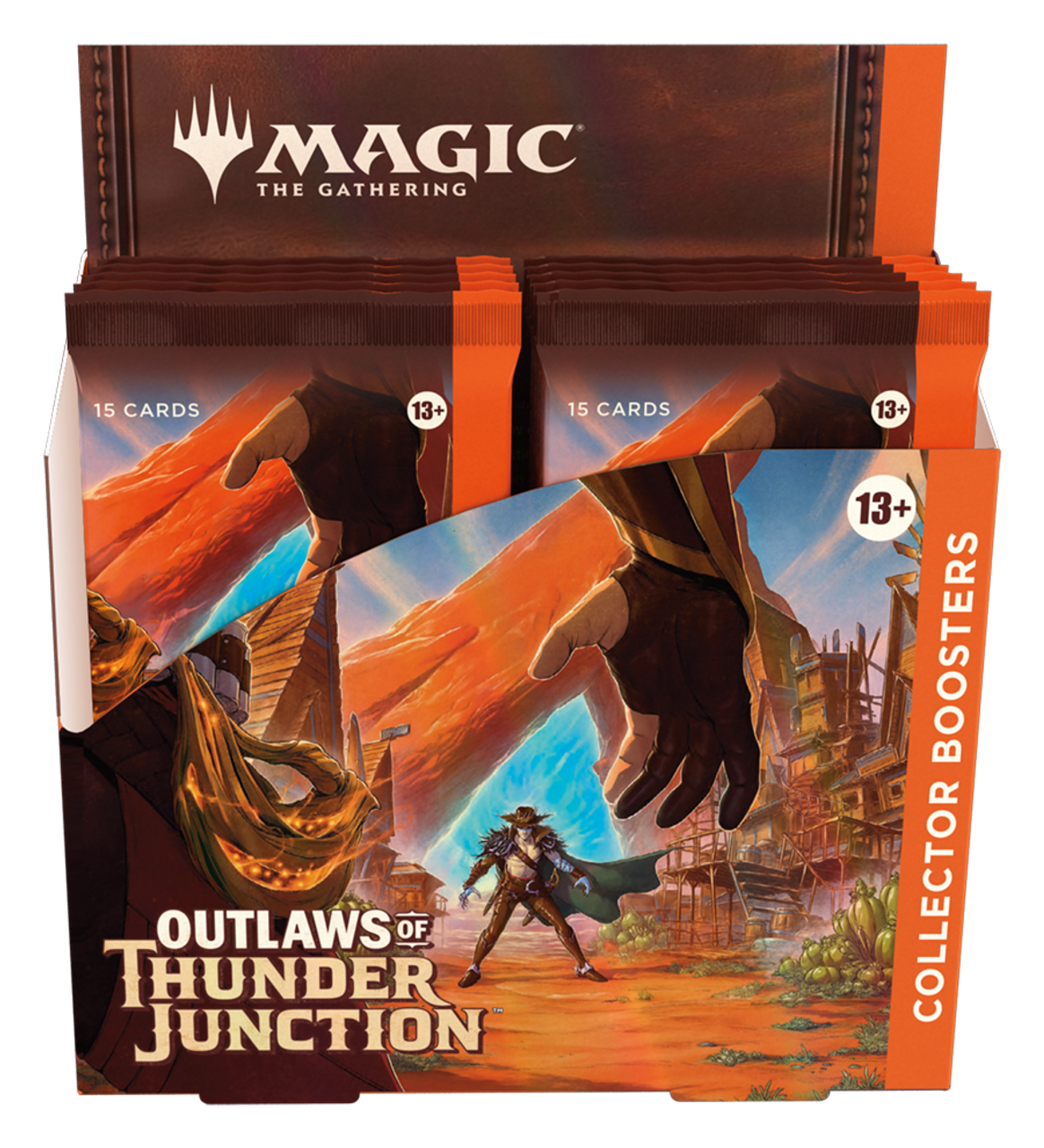 Magic the Gathering Outlaws of Thunder Junction Collector Booster | MTG Trading Card Game | Limited Edition Cards for Collectors & Players | Perfect for Tournaments & Game Nights