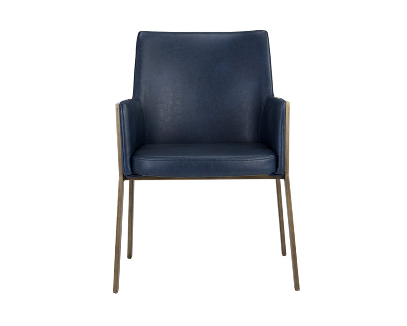 Bernadette Dining Armchair - Modern Upholstered Dining Chair with Wooden Legs for Kitchen, Dining Room & Home Decor | Comfortable & Stylish Seating Solution