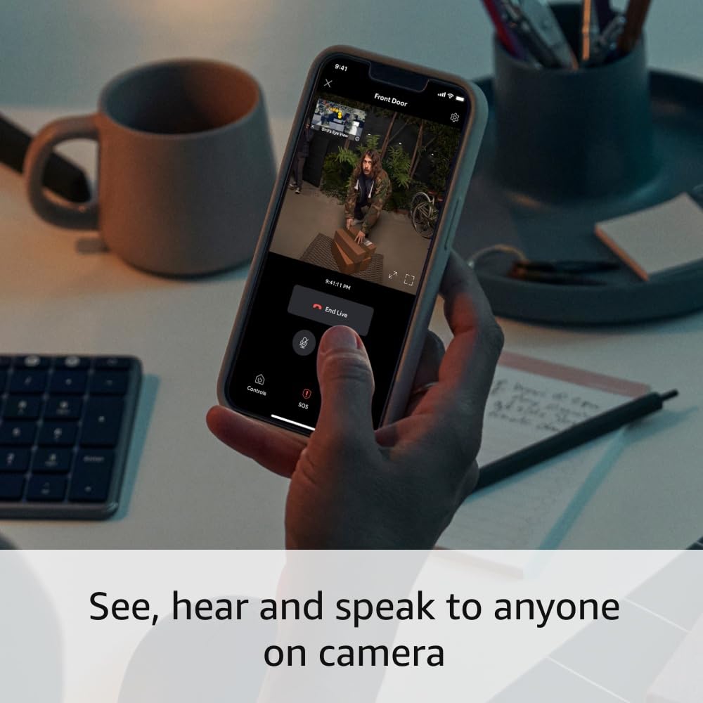 Ring Battery Doorbell Pro with Ring Chime (2nd Gen) - Wireless Video Doorbell Camera, HD 1080p, Two-Way Talk, Motion Detection - Perfect for Home Security & Smart Home Integration