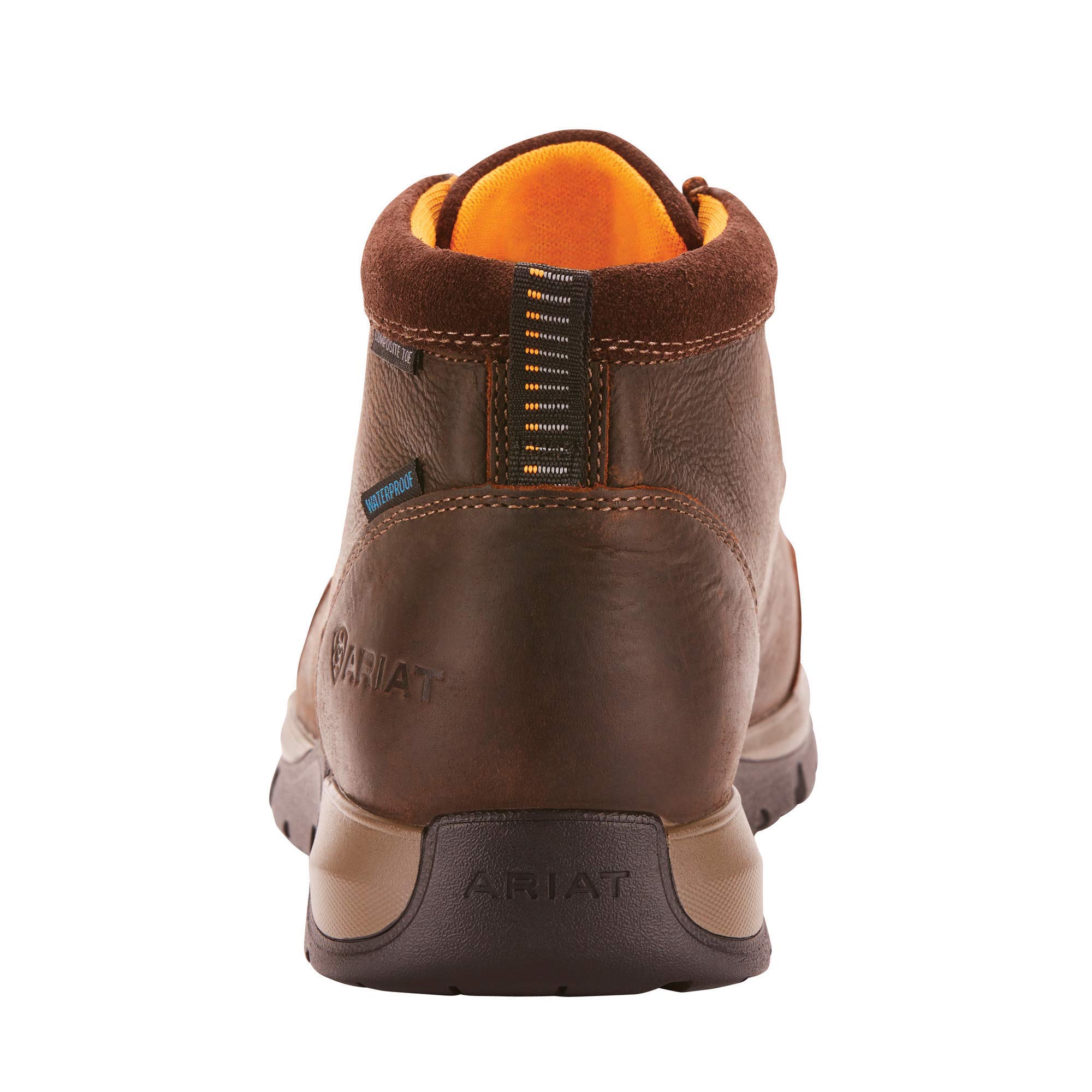 ARIAT Men's Edge LTE Moc Waterproof Composite Toe Work Boots - Dark Brown - Size 9 Wide - Durable Safety Shoes for Construction, Warehouse & Outdoor Work