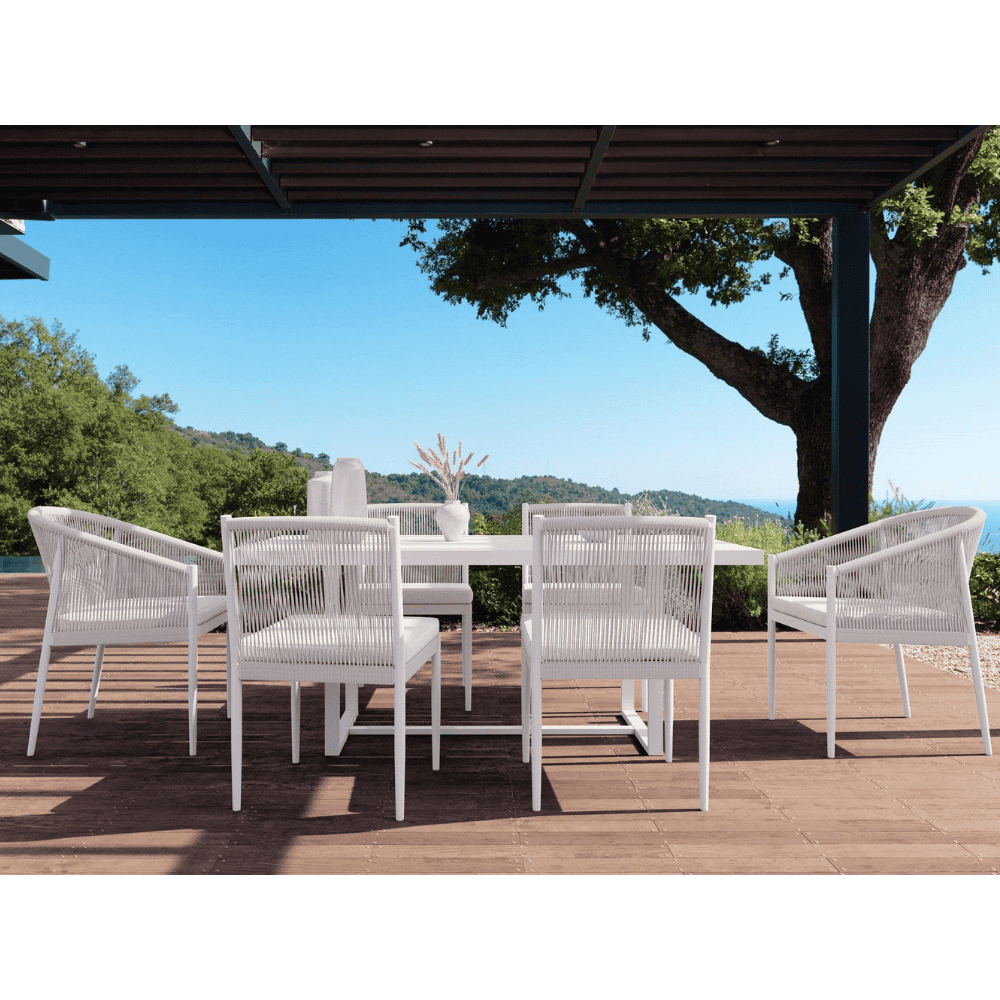 Catalina Outdoor Dining Chair - Weather-Resistant Patio Furniture for Garden, Poolside, and Backyard Relaxation