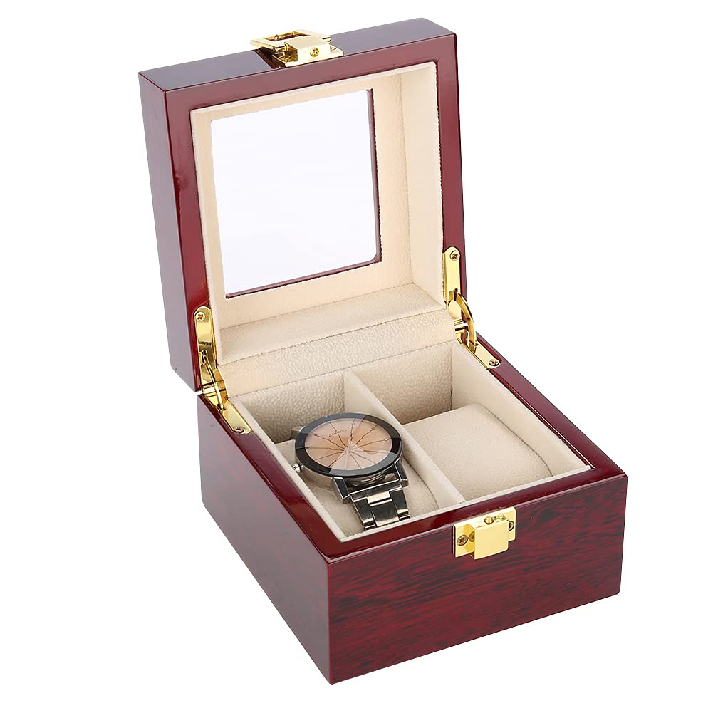 2 Slot Watch Box for Men & Women - Premium Watch Jewelry Holder Case Organizer with Storage & Display - Perfect for Travel, Home, and Office Use