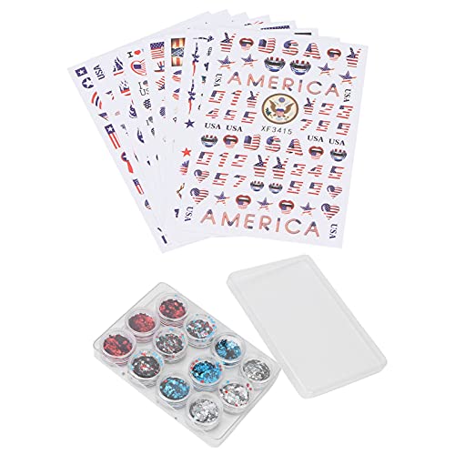 Glitter for Nails - Premium Nail Art Decoration Set with Self-Adhesive | DIY Nail Design Kit for Professional & Home Use | Perfect for Manicures, Pedicures & Nail Art Parties