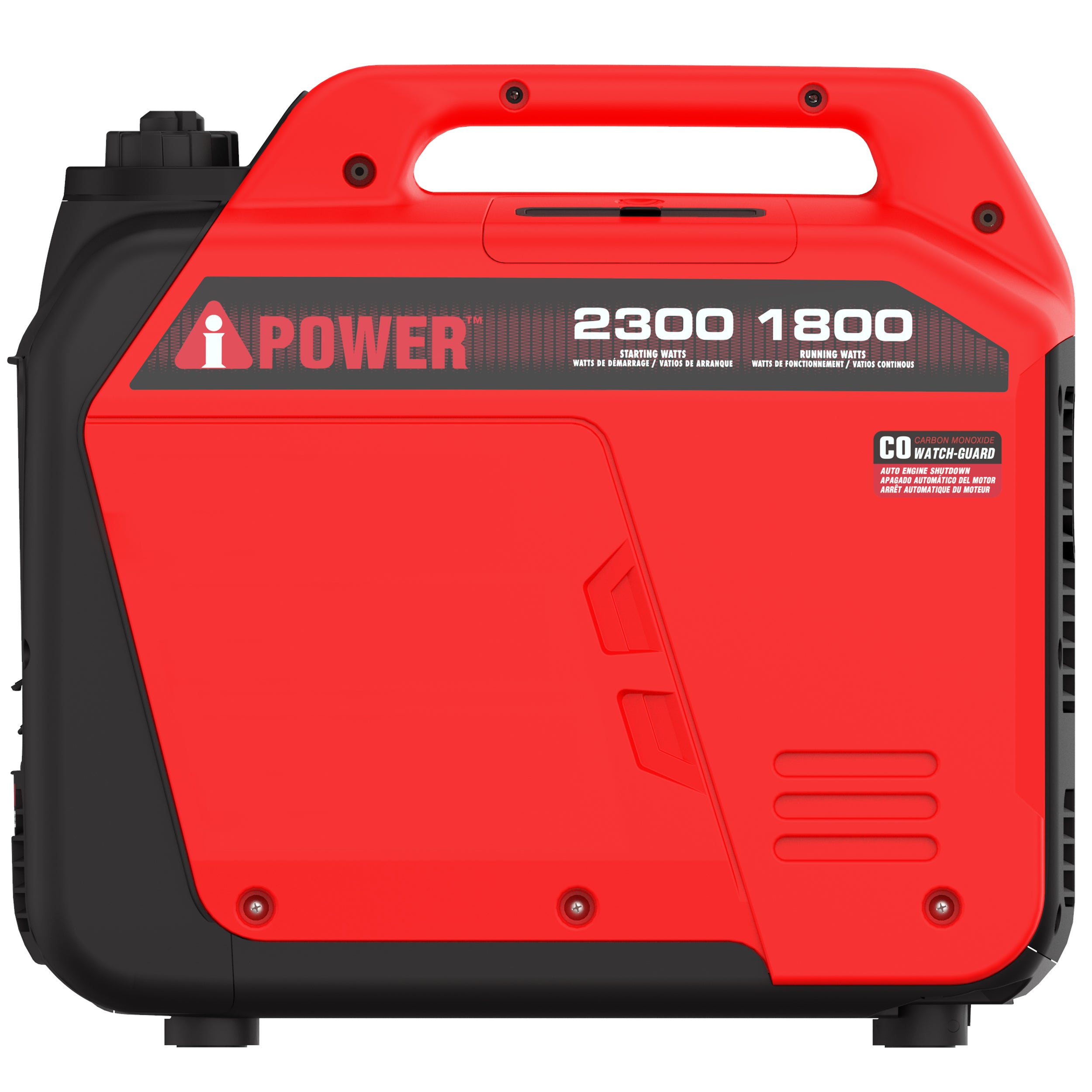 iPower GXS2301i 1800W/2300W Portable Inverter Generator - Ultra Quiet Gas Powered with Low THD & CO Alert - Perfect for Camping, RV Trips and Emergency Power Backup