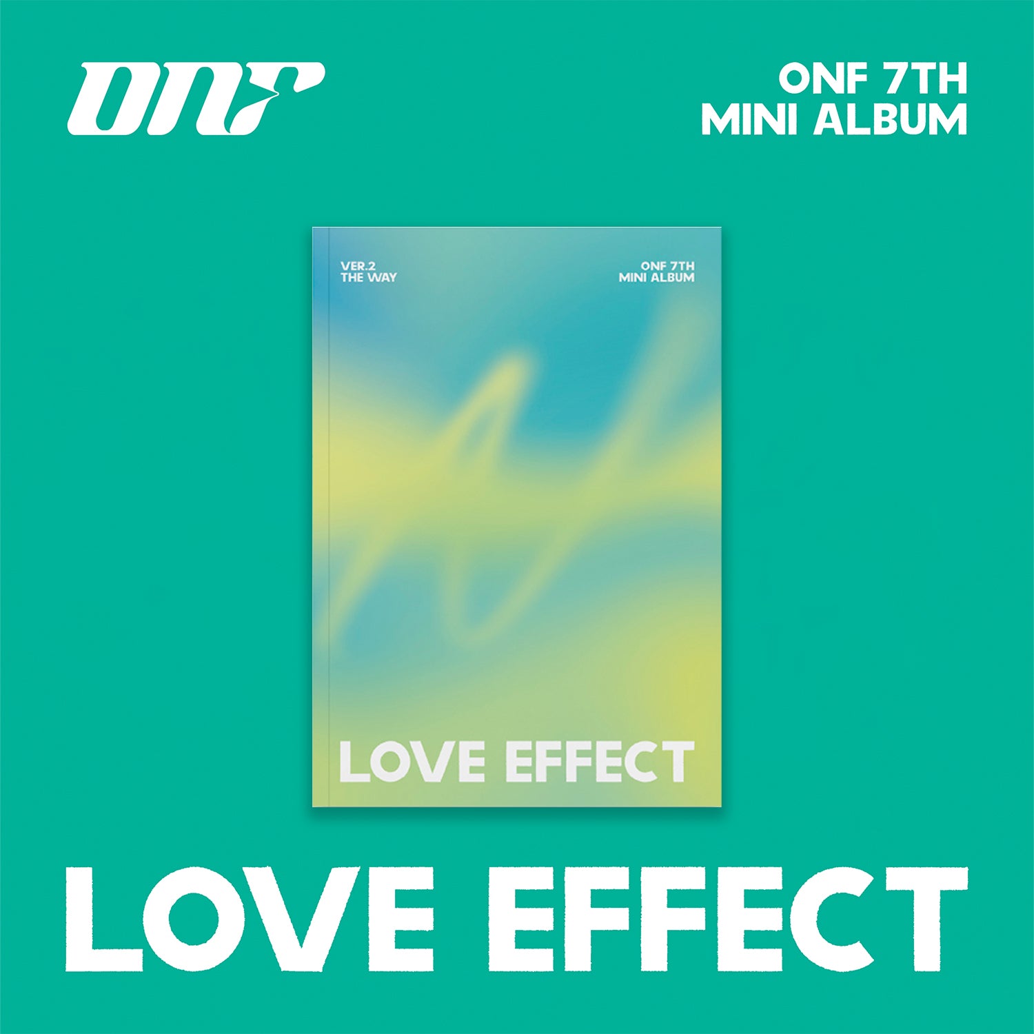 ONF 7th Mini Album 'LOVE EFFECT' - K-Pop Music CD with Photobook & Poster - Perfect for K-Pop Fans, Collectors and Gift Giving