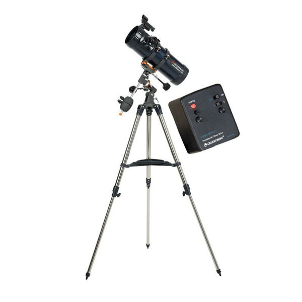 Celestron AstroMaster 114 EQ Telescope with Motor Drive - Professional Reflecting Telescope for Astronomy Beginners | Perfect for Stargazing, Moon Observation & Astrophotography