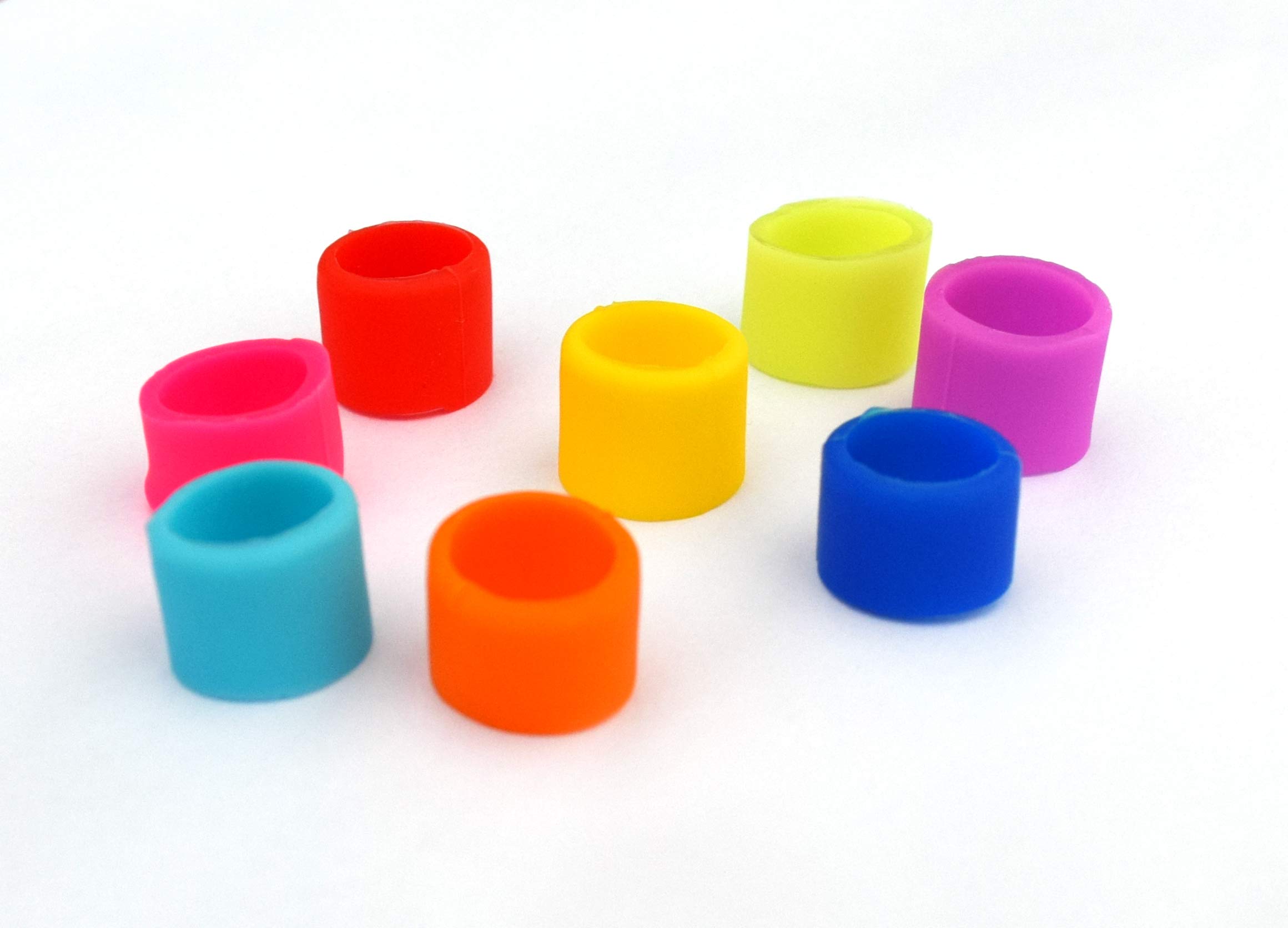 CUPmarker Reusable Toothbrush Labels - 6 Pack Adjustable Toothbrush Markers for Standard Toothbrushes | Perfect for Family, Travel & Kids' Toothbrush Identification