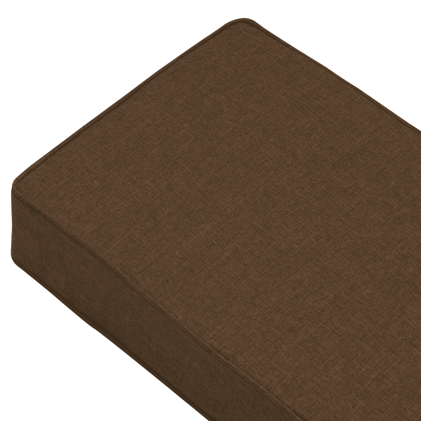 Linara Custom Bench Cushion - Waterproof Orange Sofa Cushion for Outdoor Patio Furniture | Perfect for Garden, Deck, Poolside & Porch Seating