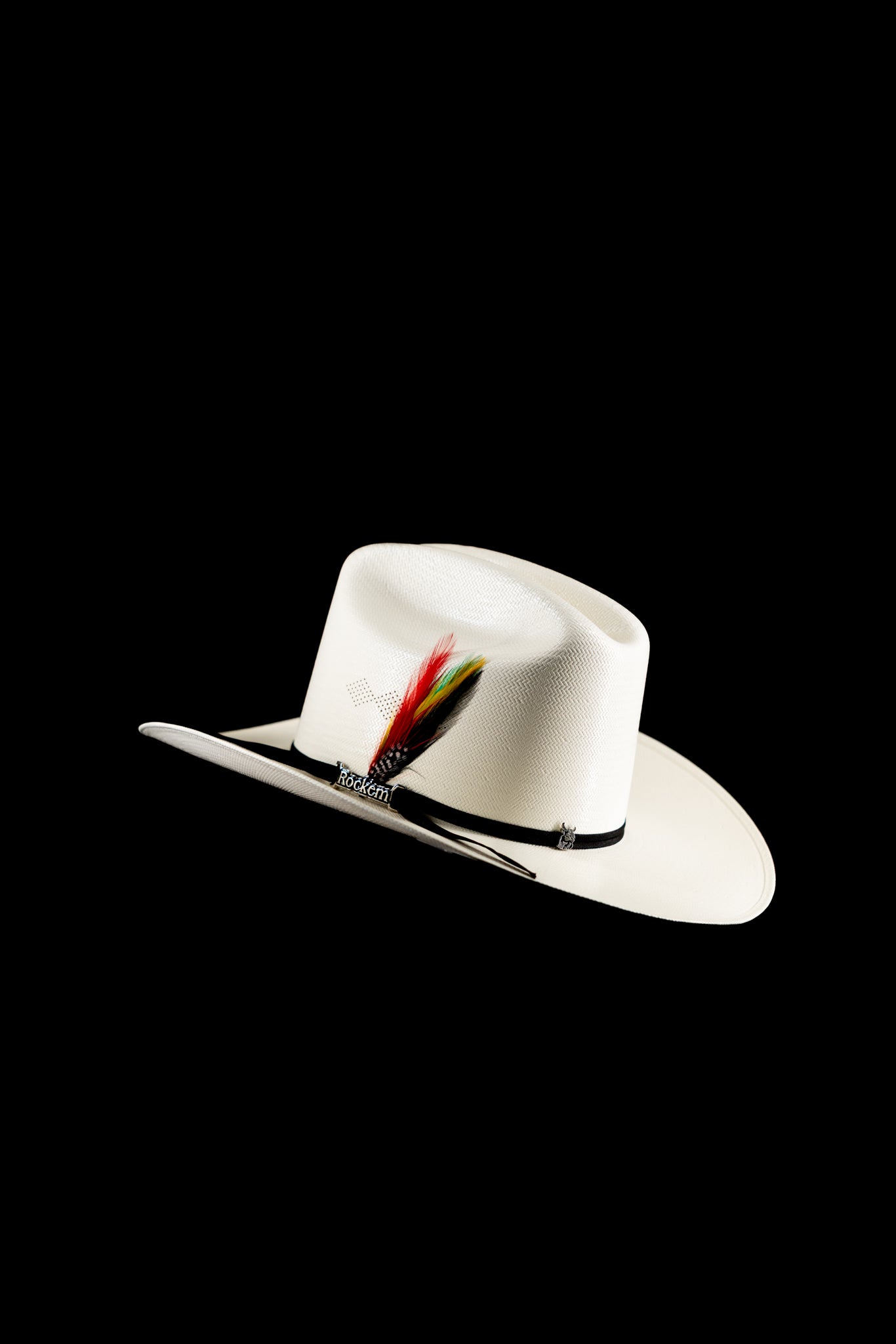 Rock'em 500X Fantasma Sinaloa Straw Hat for Men - Wide Brim Sun Hat with UPF 50+ Protection - Perfect for Beach, Fishing, and Outdoor Adventures