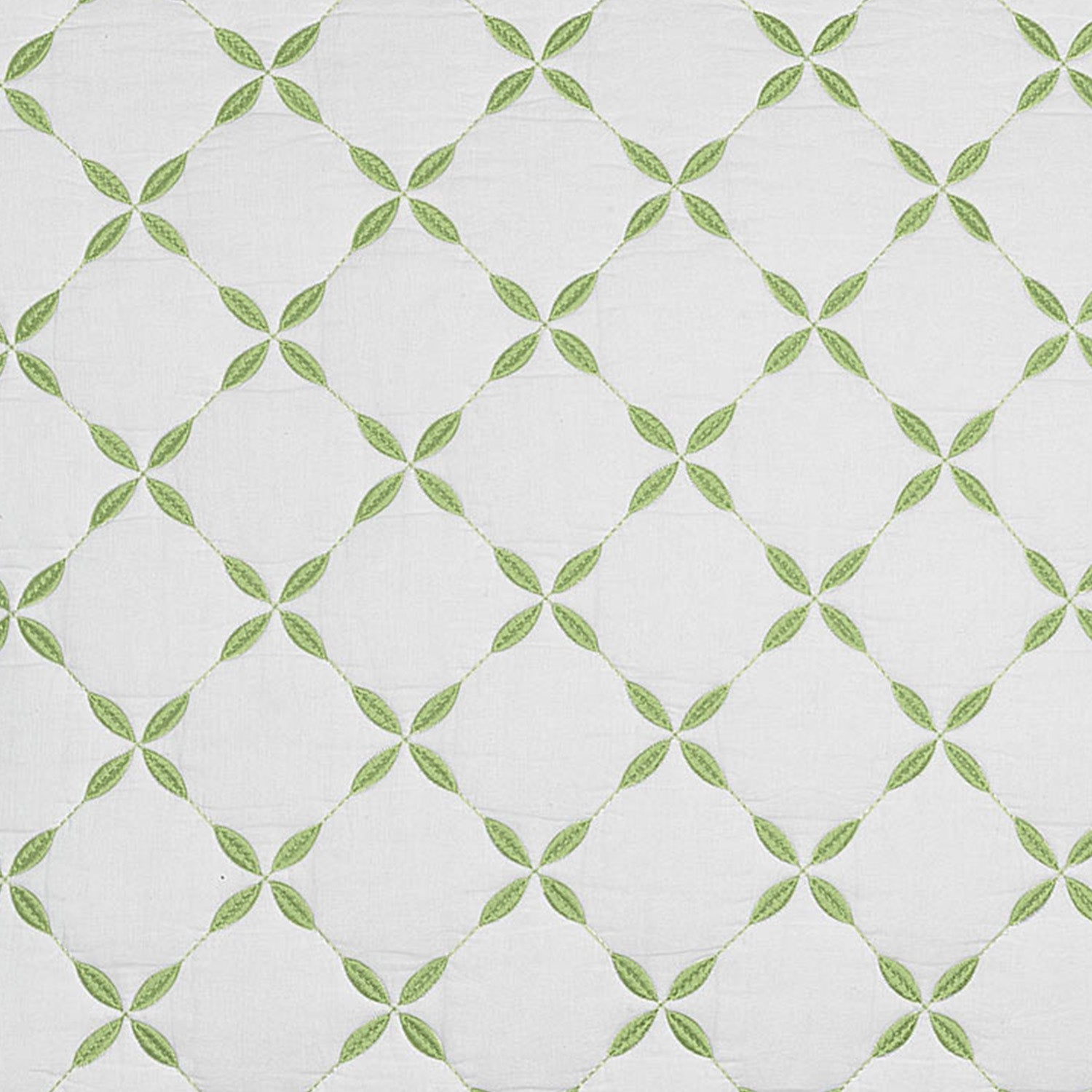 Layla Leaf Quilt Swatch - Premium Cotton Fabric Patchwork for DIY Quilting, Sewing & Home Decor - Perfect for Blankets, Pillows & Craft Projects