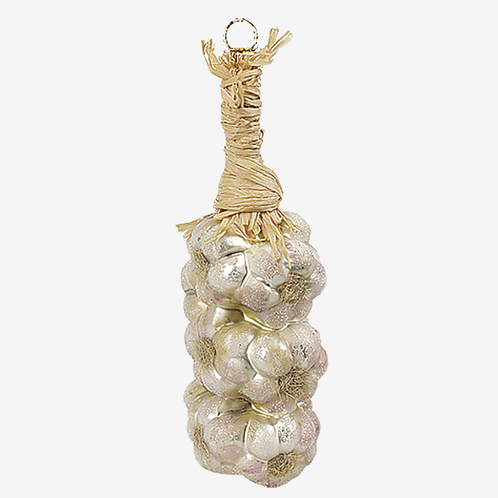 Fresh Garlic Braid Decorative Kitchen Decor - Perfect for Farmhouse, Rustic, and Country Style Homes