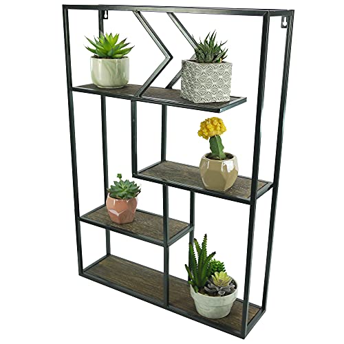 Rectangle Black Geo Shelf