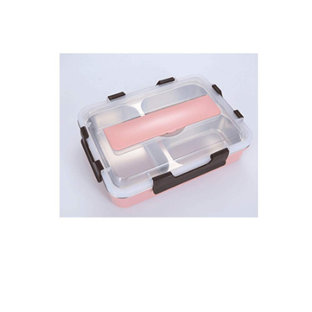 **GYDWCH Insulated Kids Lunch Box - Reusable Bento Container with Compartments, Leak-Proof & Microwave Safe (Pink) - Perfect for School, Work & Picnics**
