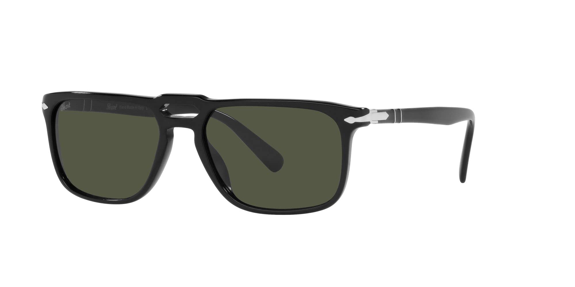 Persol PO3273S Rectangular Sunglasses for Men & Women - Classic UV Protection Shades for Driving, Travel & Outdoor Activities