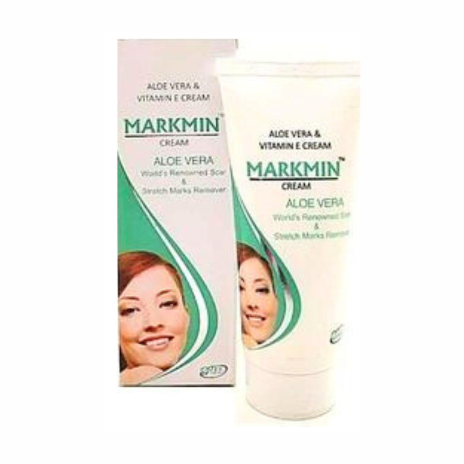 Markmin Aloe Vera & Vitamin E Cream for Dry Skin - Hydrating & Soothing Moisturizer (Pack of 1) | Perfect for Daily Face & Body Care, Post-Sun Relief, and Nighttime Skin Repair