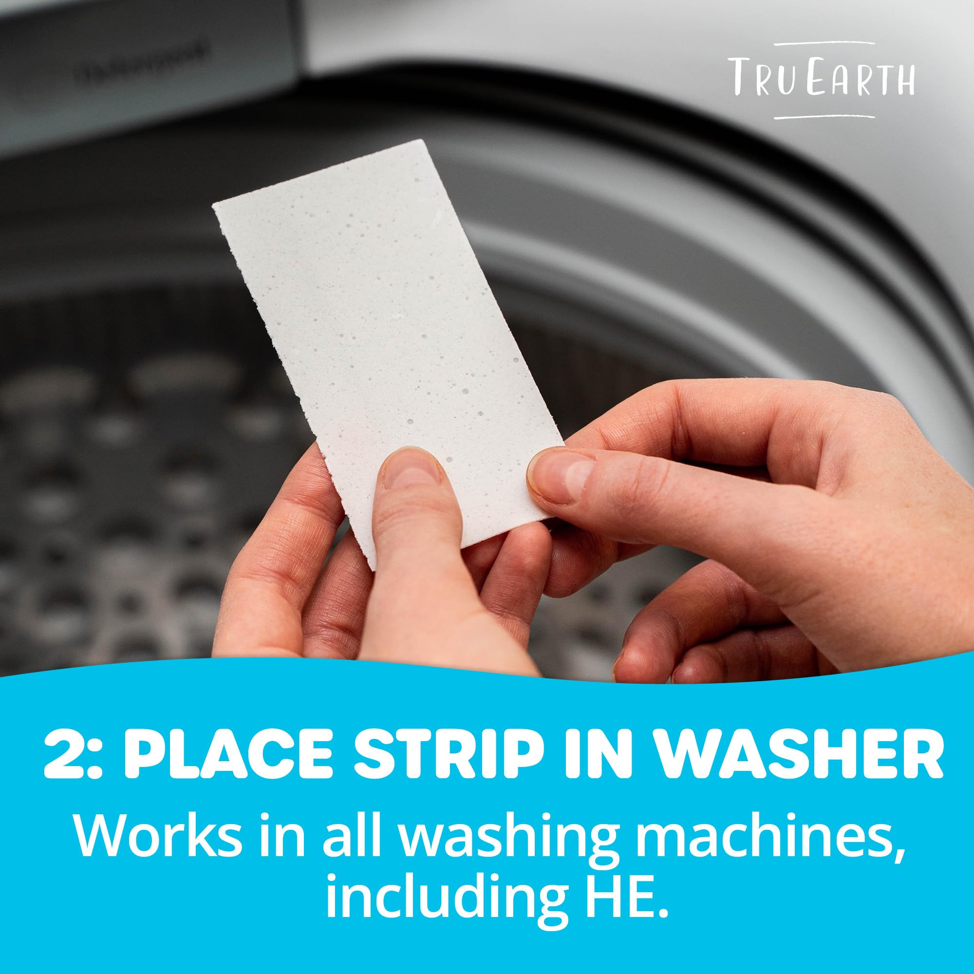 Tru Earth Eco-Friendly Laundry Detergent Sheets - 384 Sheets (Up to 768 Loads) | Paraben-Free, Liquidless, Biodegradable | Fresh Linen Scent | Perfect for Travel, Camping & Small Spaces