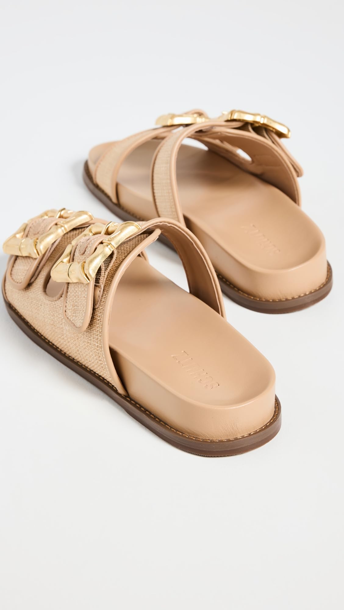 SCHUTZ Women's Enola Casual Slides - Comfortable Summer Sandals for Beach, Pool & Everyday Wear | Fashionable Slide-On Shoes for Women