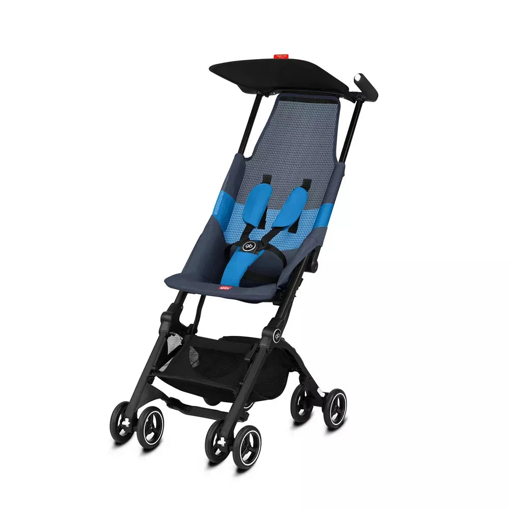 Pockit Air All-Terrain Compact Lightweight Stroller - Night Blue | Perfect for Travel, Hiking & Everyday Use